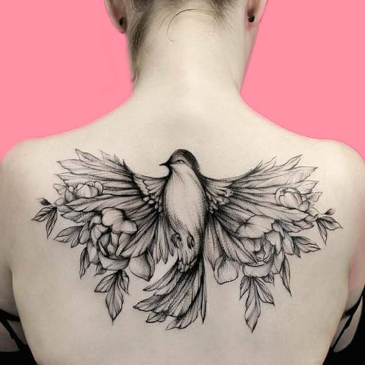 30+ Amazing Animal Back Tattoo designs to try 14