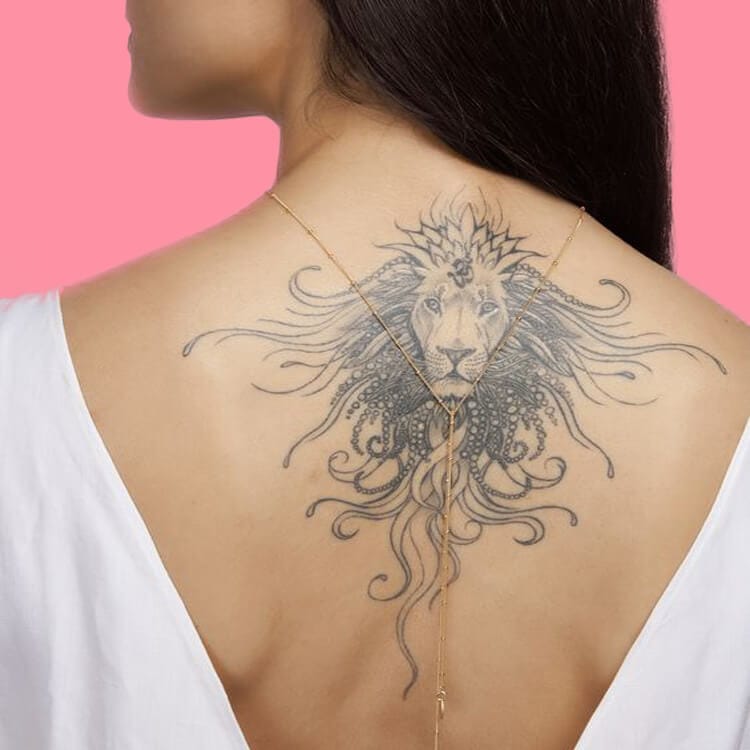 30+ Amazing Animal Back Tattoo designs to try 17